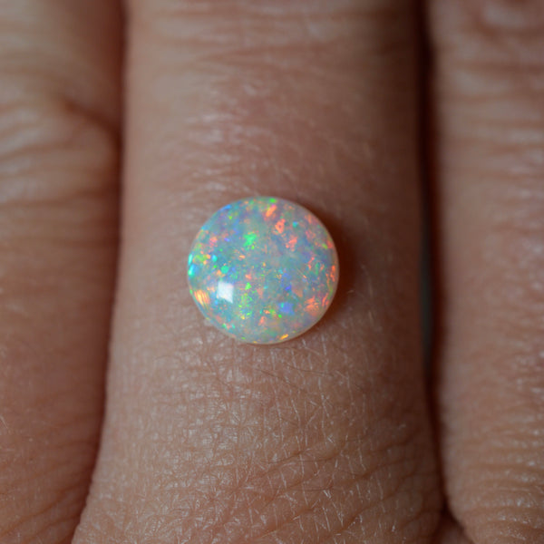 1ct Rainbow Glitter Round