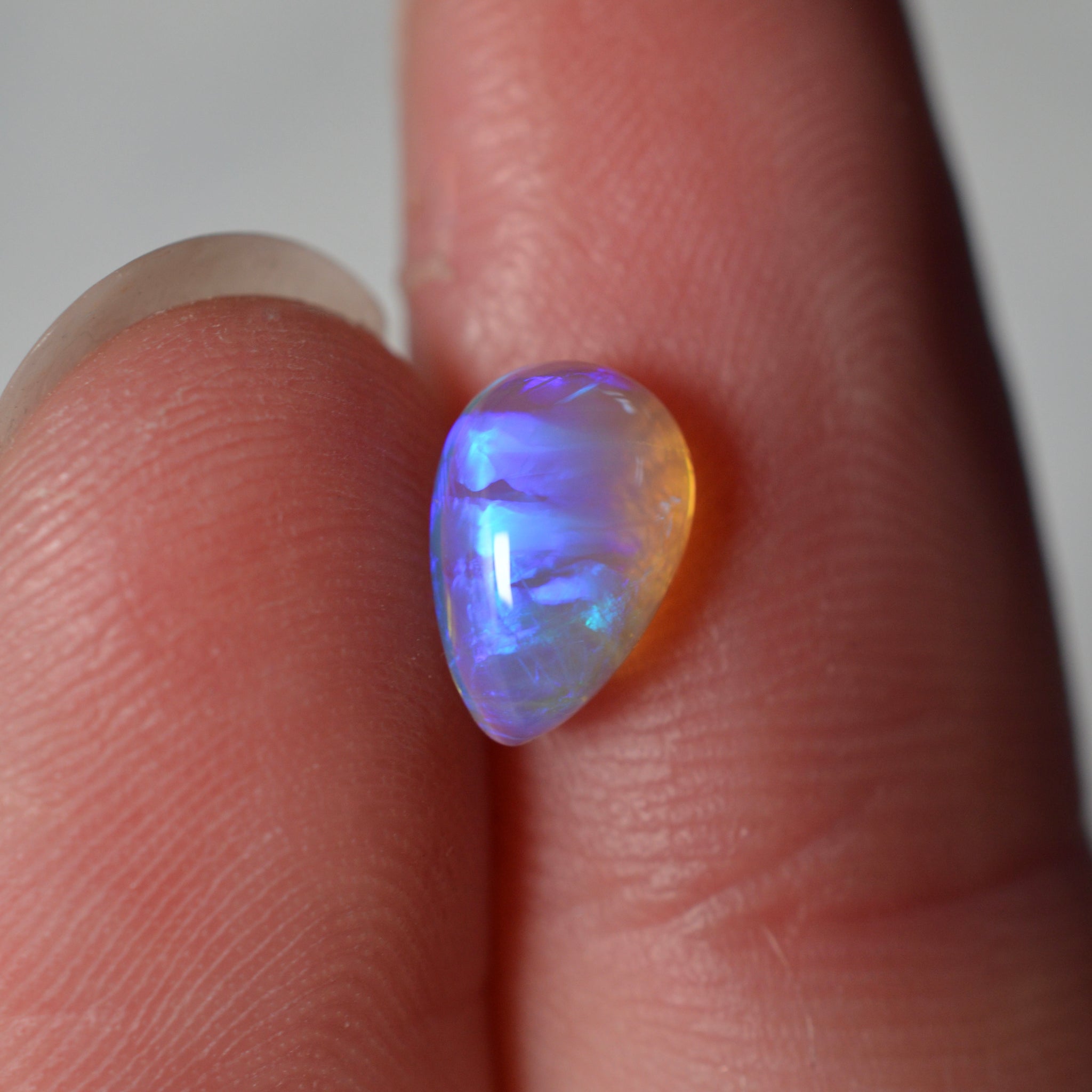 1ct Blue & Purple Crystal Drop