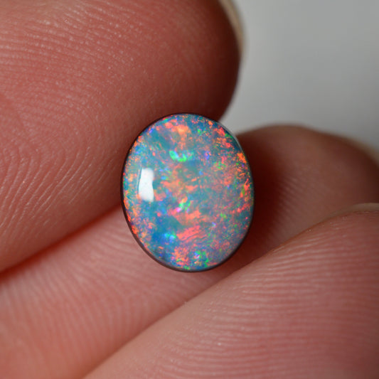 9mm Pink & Peach Doublet Oval