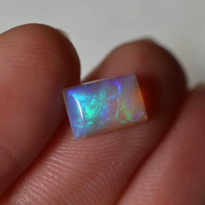 2.15ct Blue Purple Rectangular Crystal