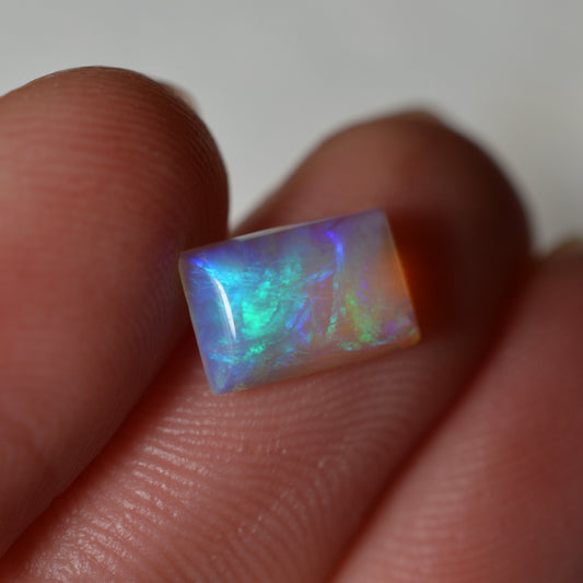 2.15ct Blue Purple Rectangular Crystal