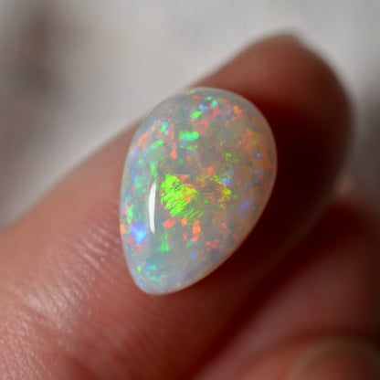 3.31ct Rainbow Tear Drop