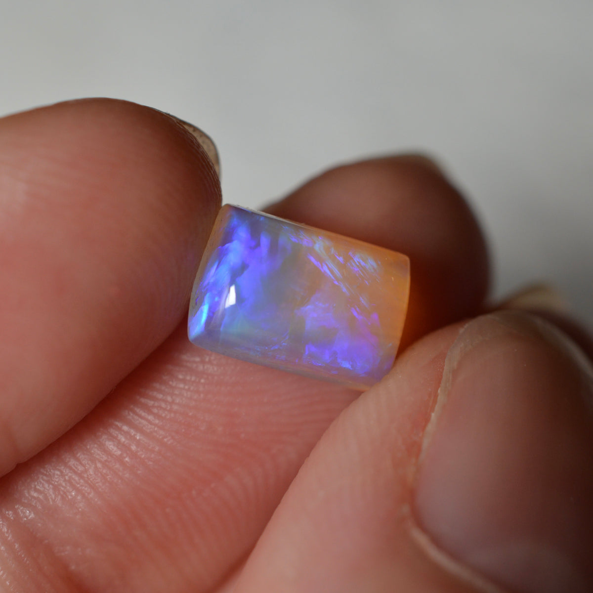 1.10ct Blue Purple Rectangular Crystal