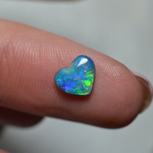 1.10ct Opal Doublet Heart