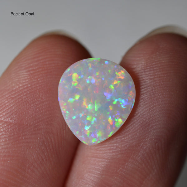 2.33ct Pastel Grey/Lilac Base Tear Drop