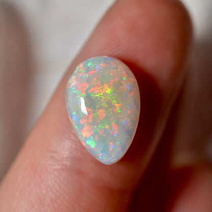 3.31ct Rainbow Tear Drop
