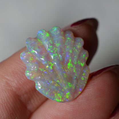 10.16ct Rare Matching Shell Carving