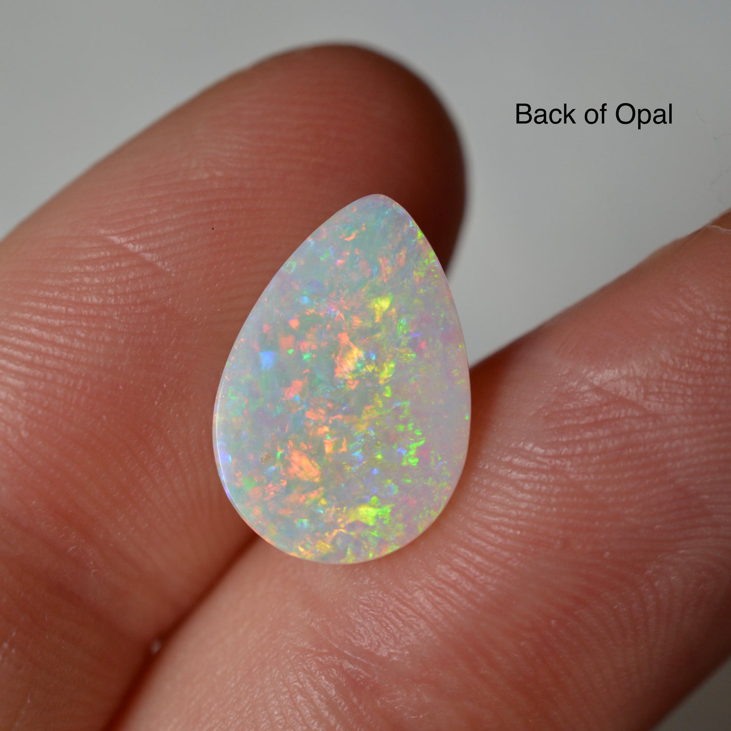 2.54ct Rainbow Tear Drop