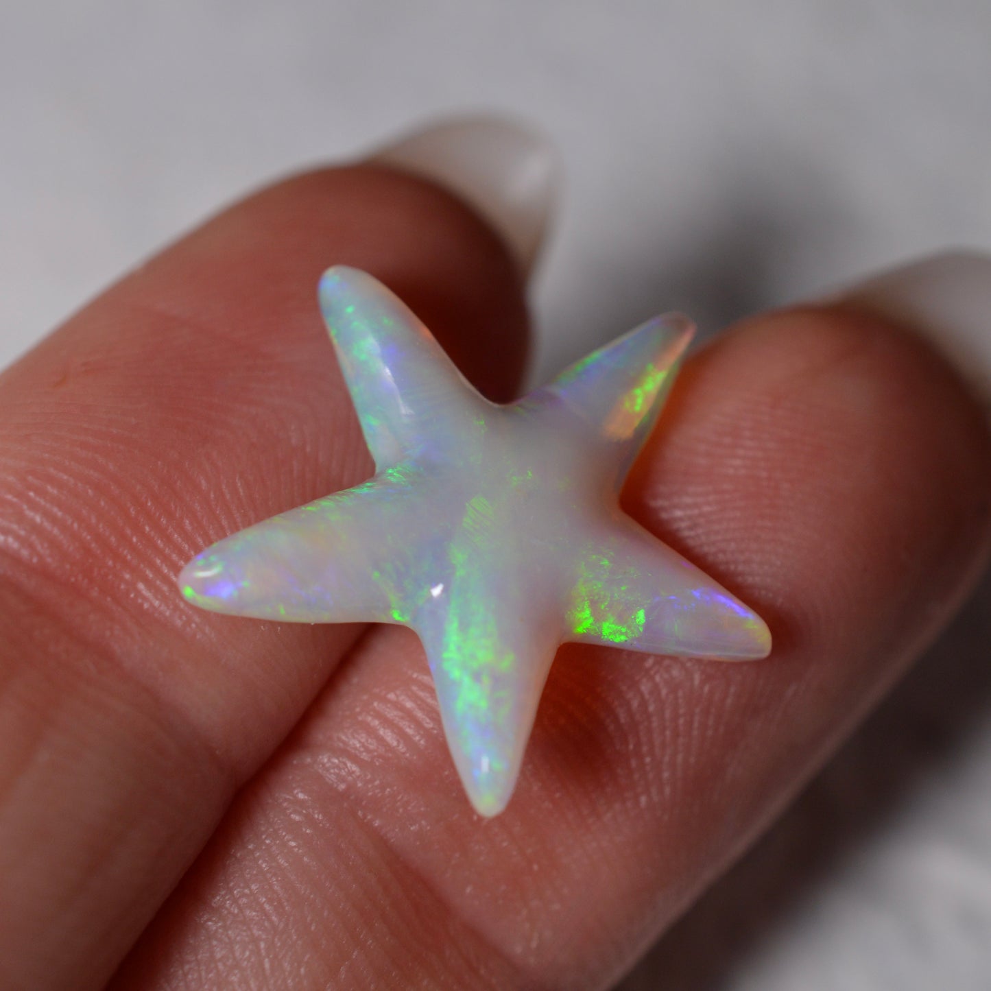 4.18ct Hand Carved Star
