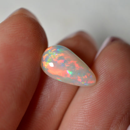 1.87ct Fire Red Tear Drop