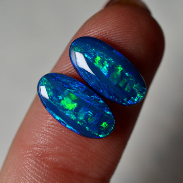 13mm Opal Doublet Pair