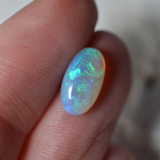 1.45ct Deep Blue Crystal Oval