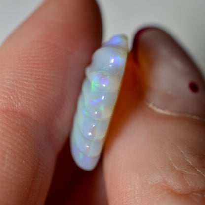 11.21ct Hand Carved Opal Shell