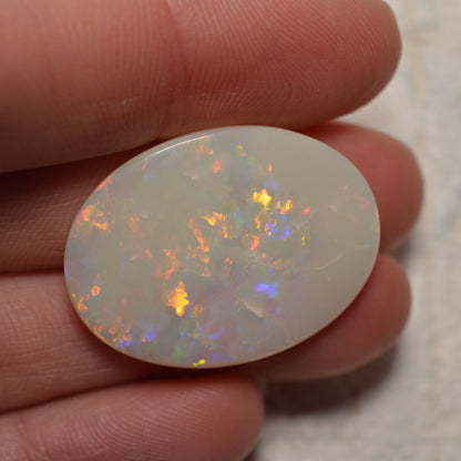 20.55ct Vivid White based Oval