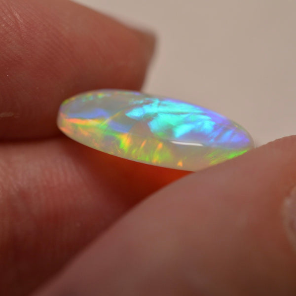 4.49ct Broad Flash Oval Crystal