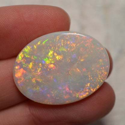 20.55ct Vivid White based Oval