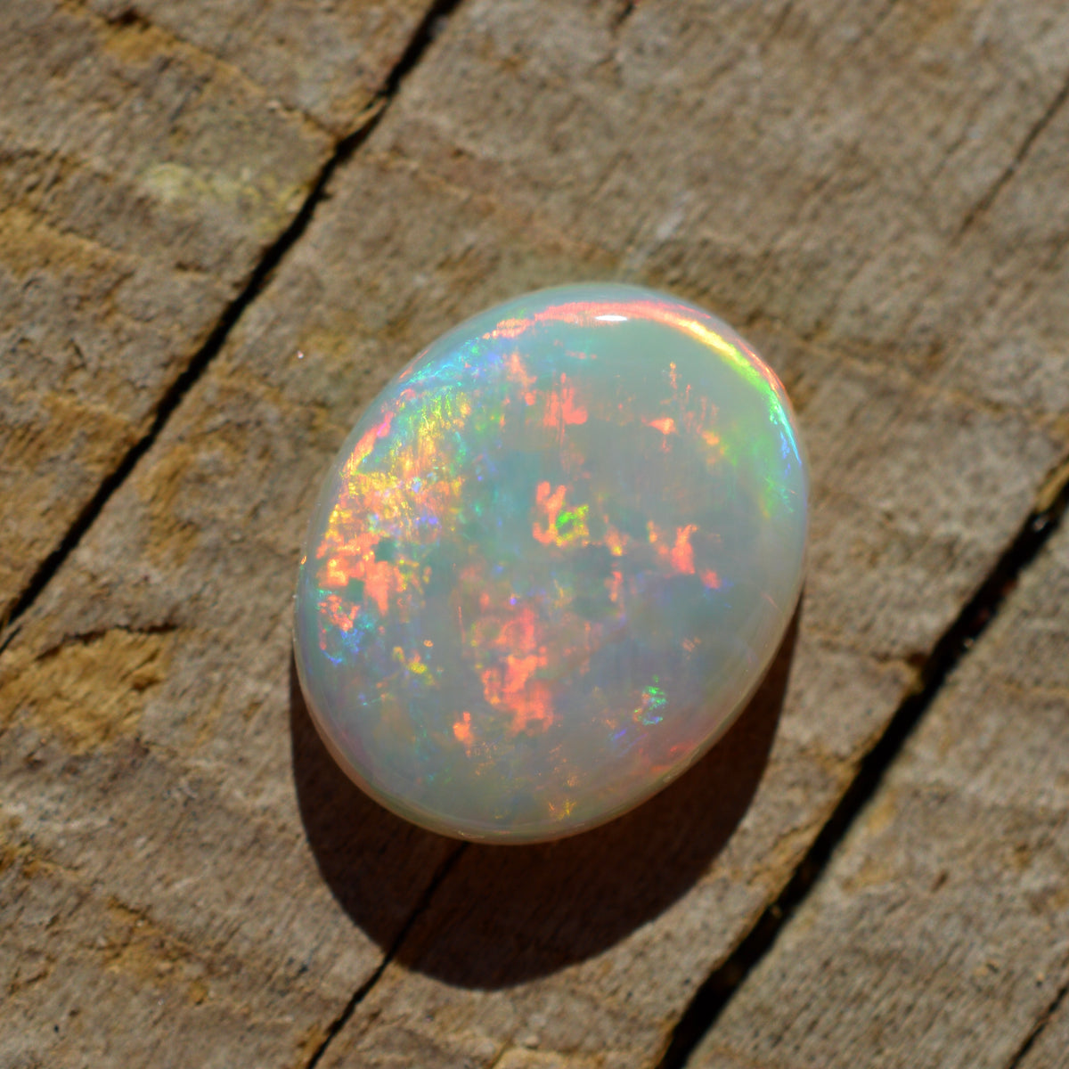 1.19ct Vivid Red Oval