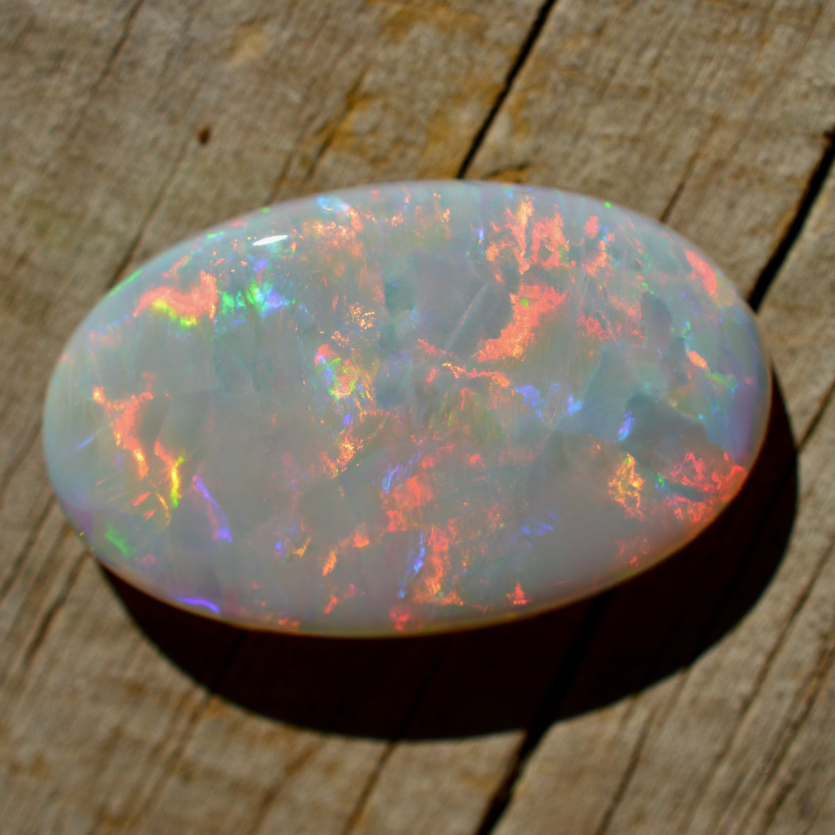 20.1ct Solid Rainbow Oval