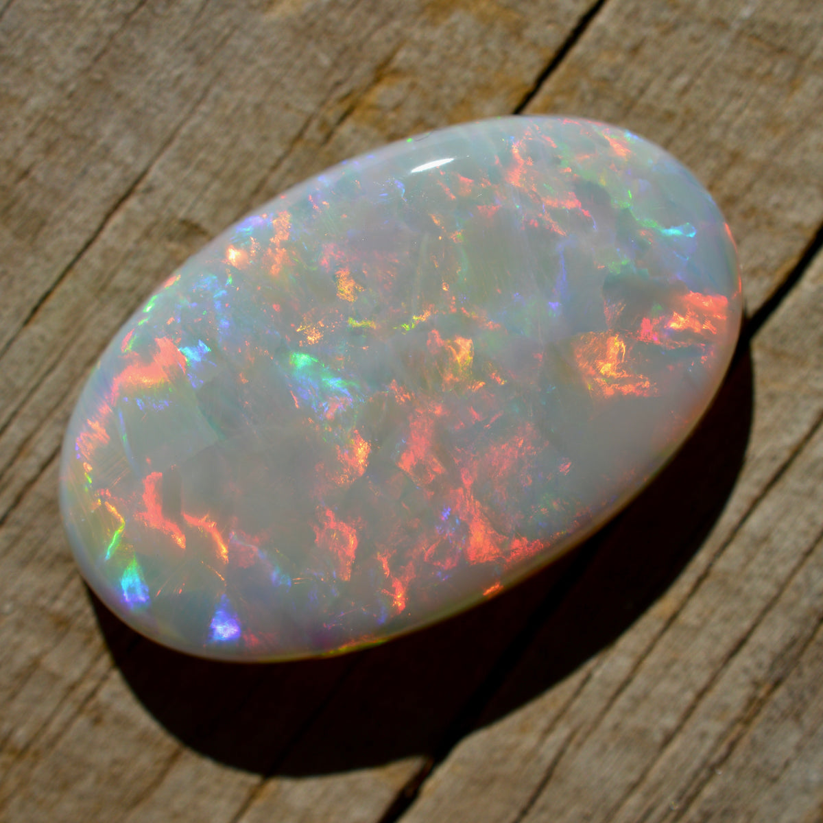 20.1ct Solid Rainbow Oval